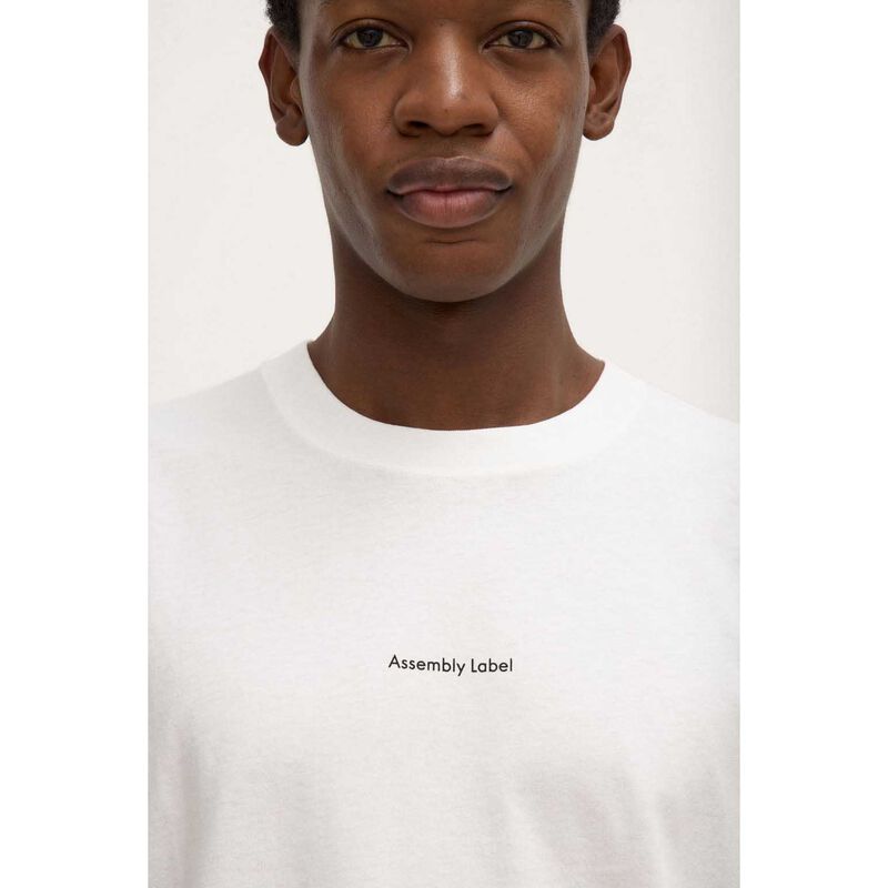 Assembly Label Mens Atelier Logo Tee Antique White image number 2